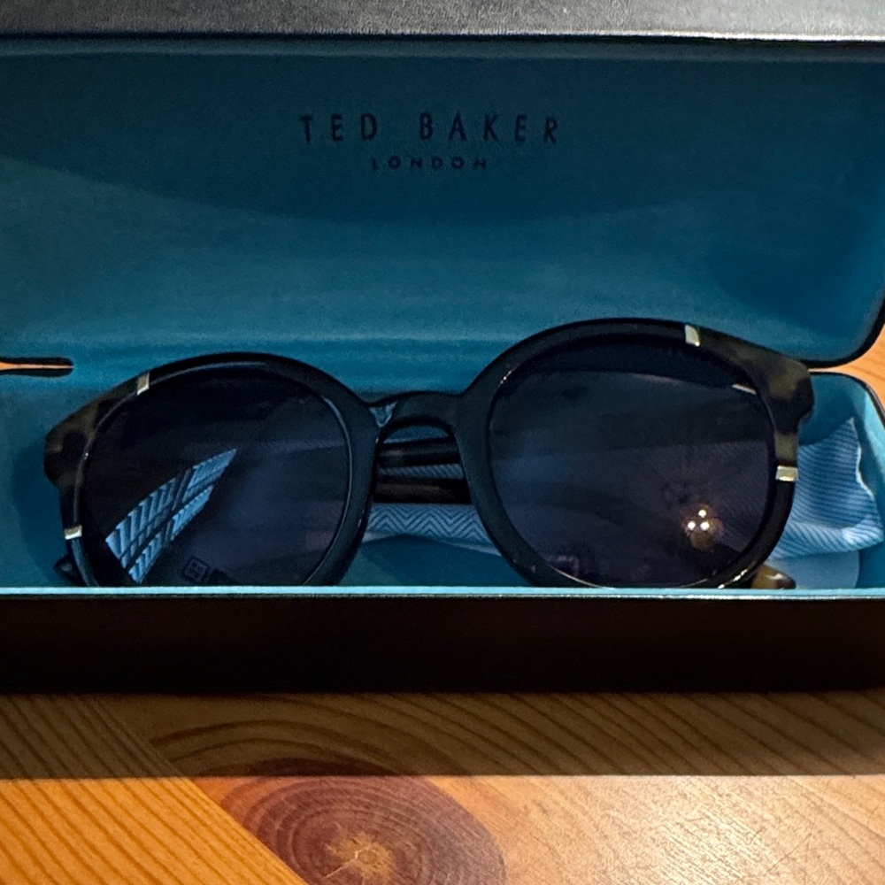 Ted Baker Tortoise Shell Sunglasses with Dark Lenses